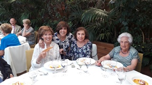 Irma Gutierrez, María Alfonso, Mercedes Pérez Agero y María Luisa Ferrero