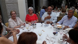Paula Seminario, María Victoria Almazán, Juan Carmona y Juan Antonio García Ortega de la Delegación de Valladolid
