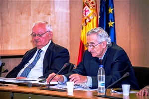 José Mª Grau Delegado de Valencia y Juan Guía Secretario General