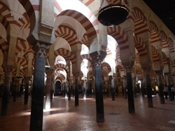 Mezquita. Columnas y arcos.